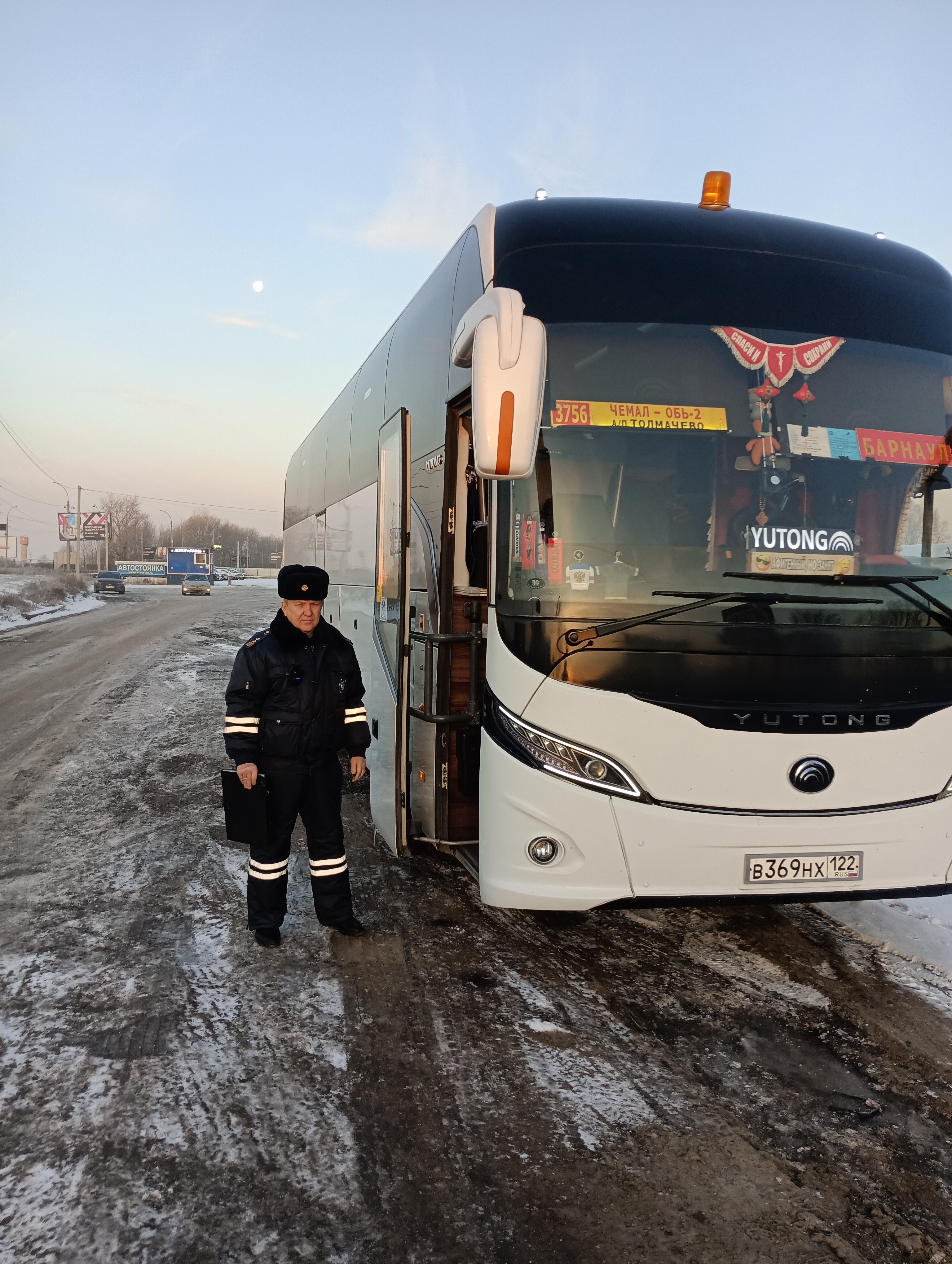 Проведение постоянного рейда в г. Новосибирске (автобусы)